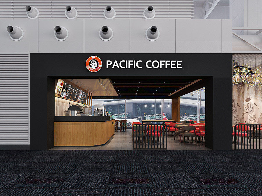 Pacific Coffee 太平洋咖啡店面設(shè)計效果圖