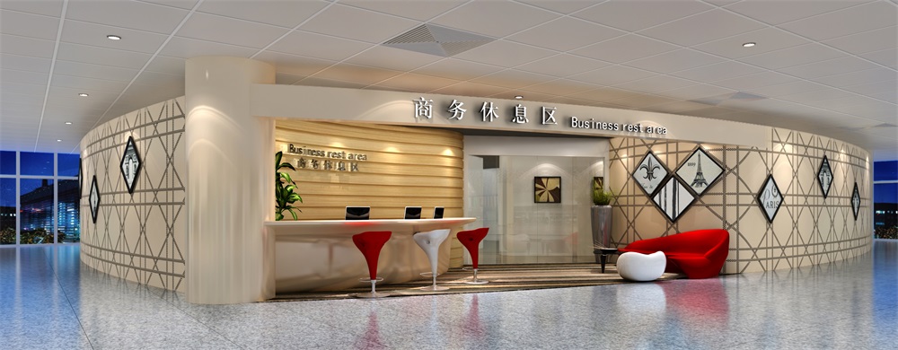 商務休息區(qū)，時鐘酒店設計，養(yǎng)生會所設計，按